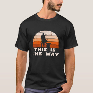 Camiseta Mando Retro Este é o caminho e o bar
