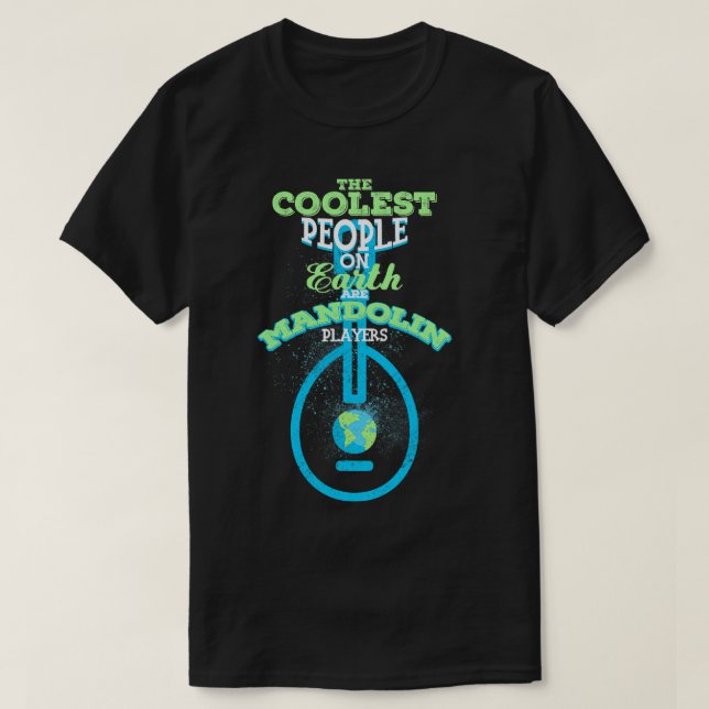 Camiseta Mandolin Acima Dos Jogadores De Mandolin Mais Fres (Frente do Design)