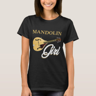 Camiseta Mandolin Amém Mulher Mandolista Jogadora Bluegra