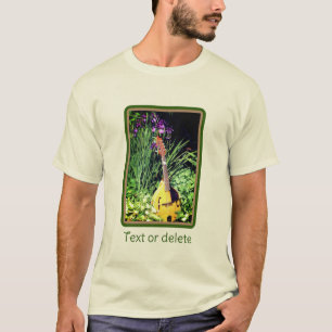 Camiseta Mandolin E Iris Garden Personalizados