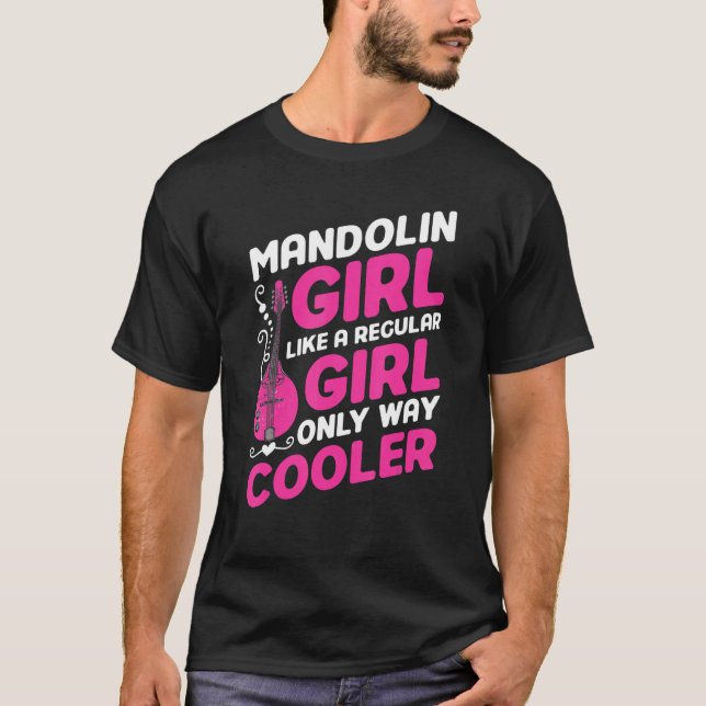 Camiseta Mandolin Girl Mandolin (Frente)