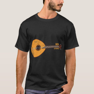 Camiseta Mandolin Lover O Louva Com As Cordas PSALM 1