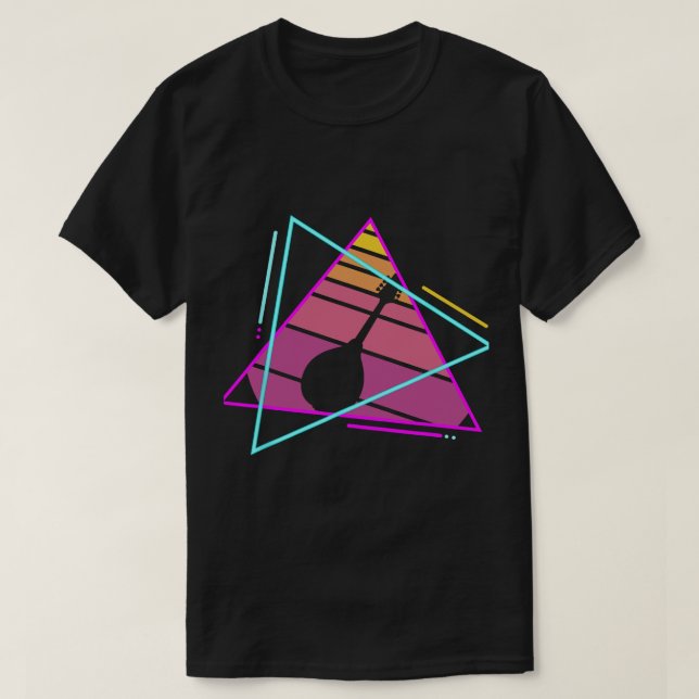 Camiseta Mandolin Lover Retro Vintage Classic (Frente do Design)