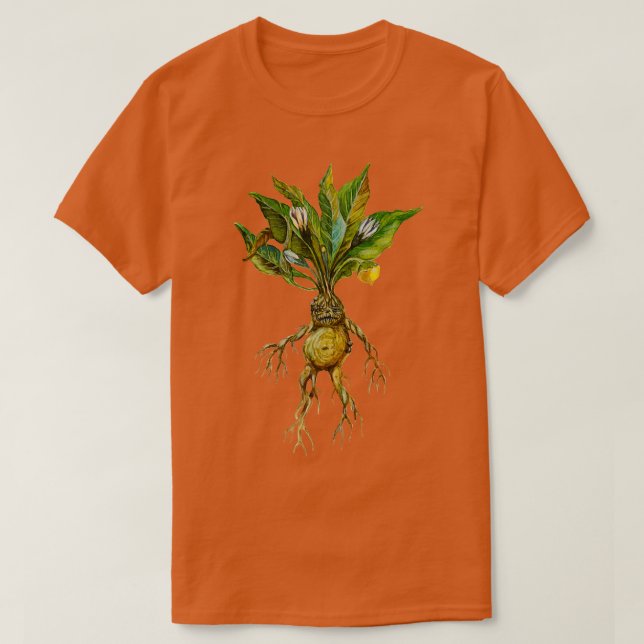 Camiseta Mandrake Alchemy Herb (Frente do Design)