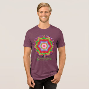 Camiseta Mandril Namaste Caleidoscópio