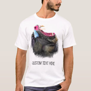 Camiseta Mandrill De Coleção De Desenho Animal - Adiciona