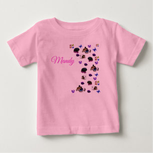 Camiseta Mandy, Nome, Com Porquinhos-da-índia E Pensamento