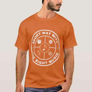 Camiseta maneira esportiva com a música certa engraçado vin