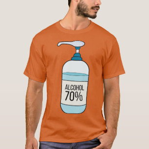 Camiseta Maneira Sanitzer Gel com 70 Álcool