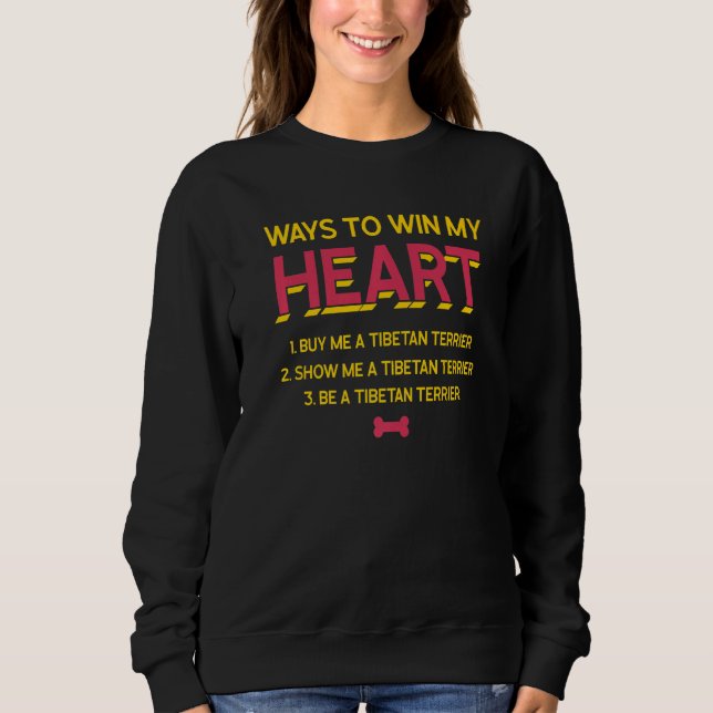 Camiseta Maneiras De Ganhar O Meu Coração, O Terrier Cão Ti (Frente)
