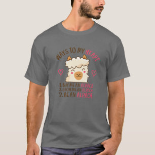 Camiseta Maneiras de meu coração Casais do dia de São Valen
