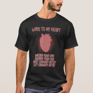 Camiseta Maneiras De Meu Coração Estudantes De Medicina Da