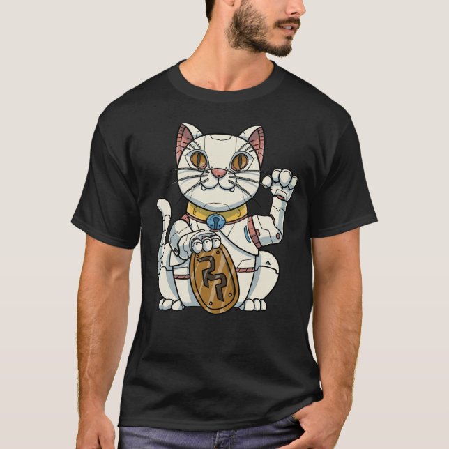 Camiseta Maneki Neko Cat (Frente)