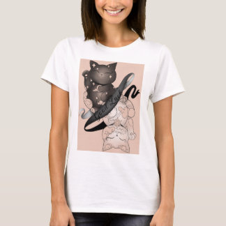 Camiseta Maneki Neko Gata Boa Sorte
