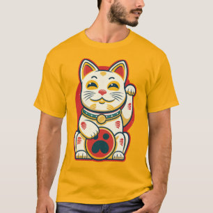 Camiseta Maneki Neko - Gato Sortudo