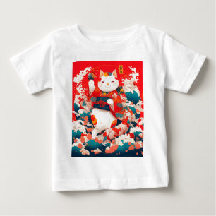 Camiseta Maneki-Neko, Gato Sortudo Japonês