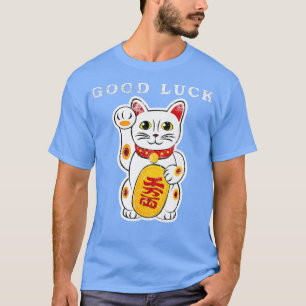Camiseta Maneki Neko Money Sortudo Gato Charme Japão Manga