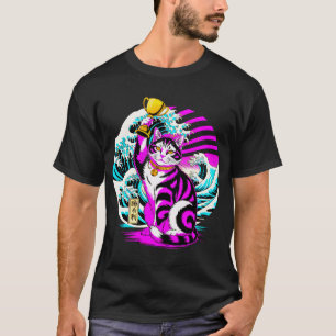 Camiseta Maneki-neko Vitorioso - Gato da Sorte Japonês