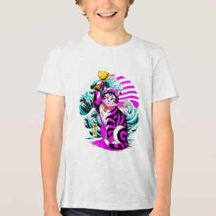 Camiseta Maneki-neko Vitorioso - Gato da Sorte Japonês