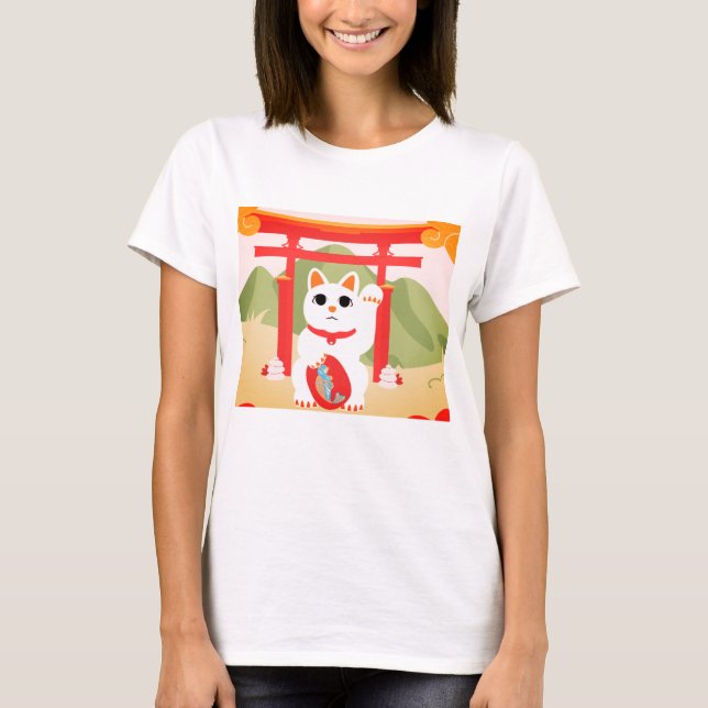 Camiseta manekineko (Frente)