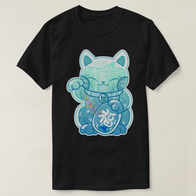 Camiseta Manekineko Sticker (Frente do Design)