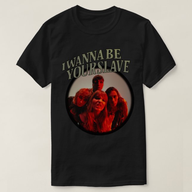 Camiseta Maneskin Måneskin I WANNA BE YOUR SLAVE IWBS Desig (Frente do Design)