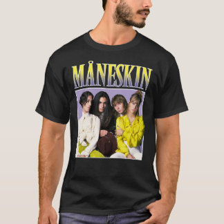 Camiseta Maneskin Måneskin - Vencedores do Con da Canção do