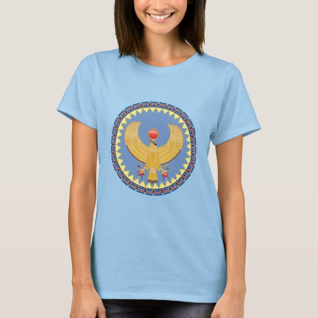 Camiseta Manga 3/4 Hórus, o Deus dos Reis (Frente)