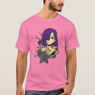 Camiseta Manga - Alt Aestético - Japonês Emo Animy Pi