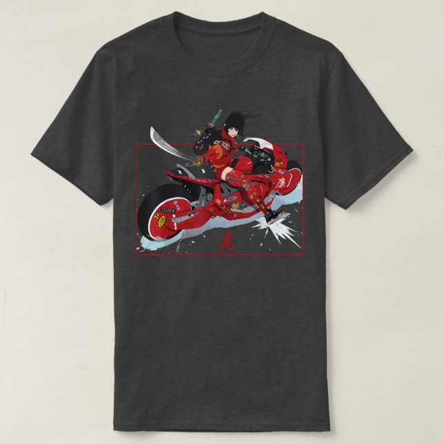 Camiseta Manga Anime Samurai - Estética guerreira japonesa  (Frente do Design)