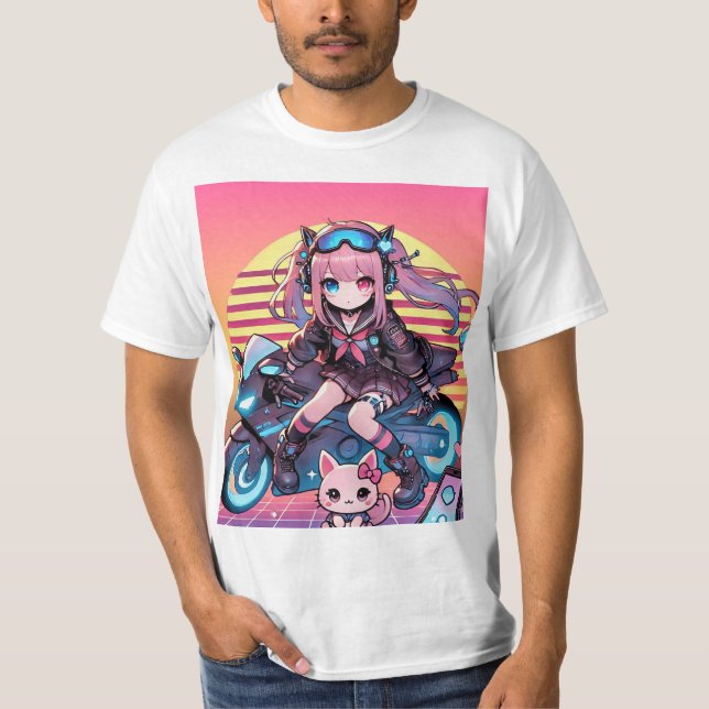 Camiseta Manga Biker (Frente)