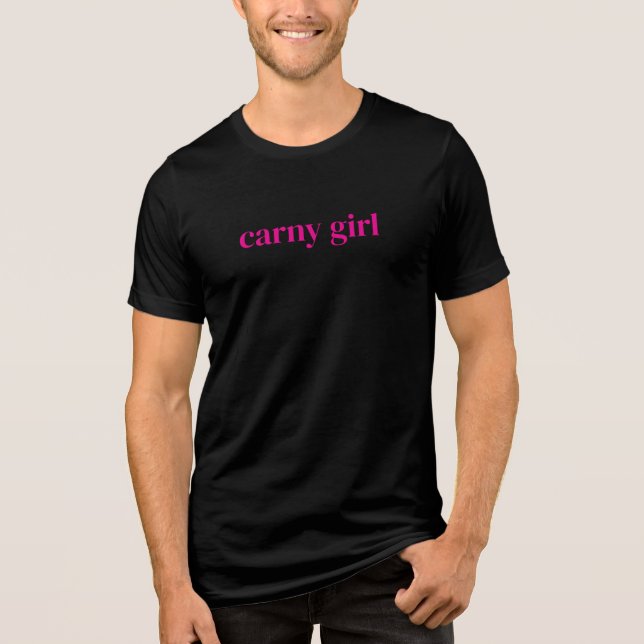 Camiseta Manga Curta Garota Carny Clássica (Frente)