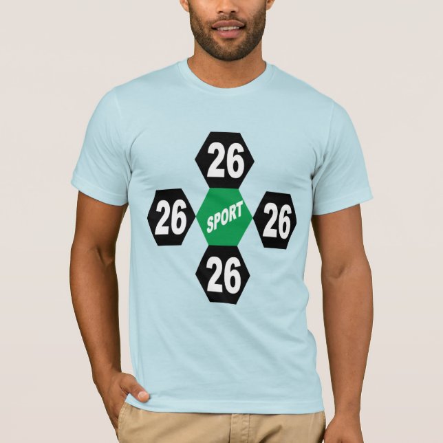 Camiseta Manga Curta Jersey DESIGN SPORT 26 (Frente)