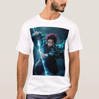 Camiseta Manga de anime Tanjiro