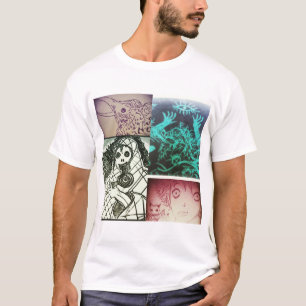 Camiseta mangá de anime Yaei mistério 1