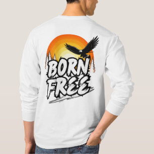 Camiseta Manga Longa Born Free Eagle