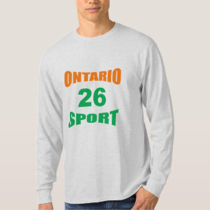 Camiseta Manga Longa cinza ONTARIO SPORT 26