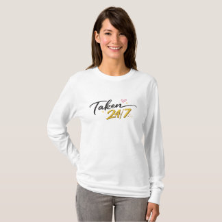 Camiseta Manga Longa Citação de Relacionamento 24/