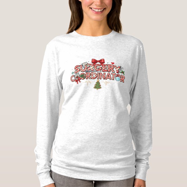 Camiseta Manga Longa Coordenadora de Cirurgia (Frente)