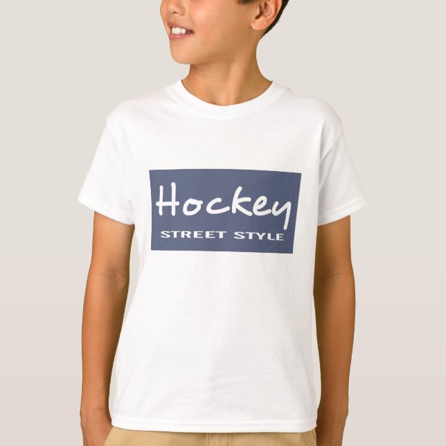 Camiseta Manga Longa de Hóquei Infantil Unisex (Frente)