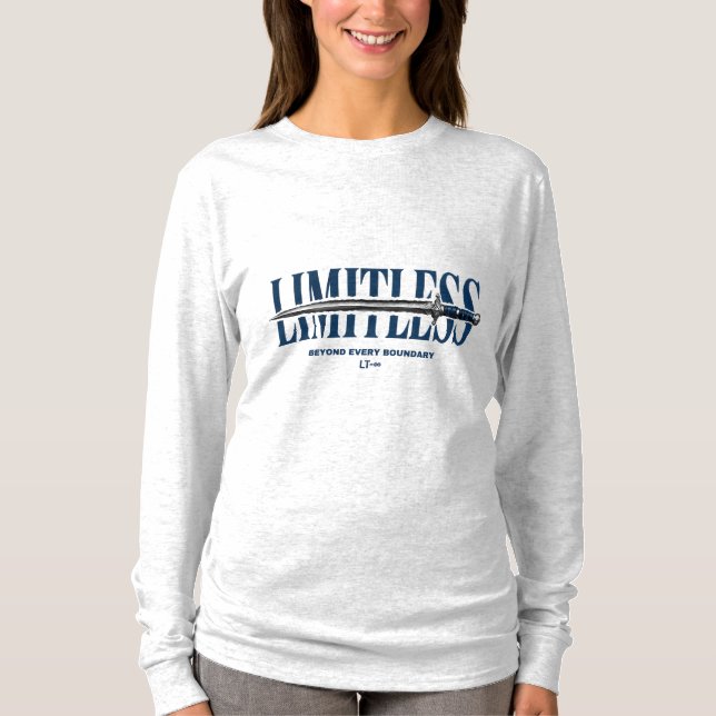 Camiseta Manga Longa Espada Sem Limites (Frente)