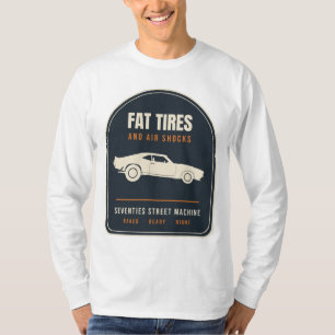 Camiseta Manga Longa Fat Tires Air Shocks 70s