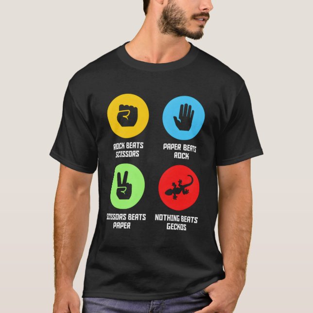 Camiseta Manga Longa Funny Nothing Beats Geckos An (Frente)