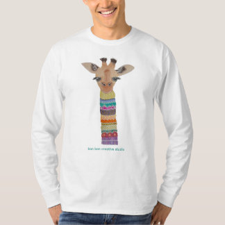 Camiseta Manga Longa Girafa
