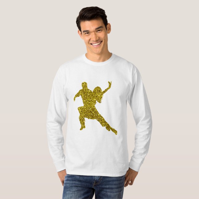 Camiseta Manga Longa Golden Salsa (Frente Completa)
