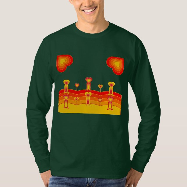 Camiseta Manga Longa Heart-Scape (Frente)