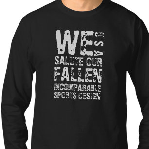 Camiseta Manga Longa ISD We Salute Our Fallen