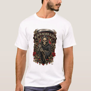 Camiseta Manga Longa Morte Nunca Dorme