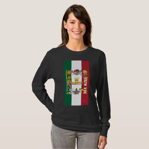 Camiseta Manga Longa Orgulho Mexicano