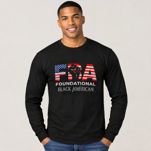 Camiseta Manga Longa Patriótica Preta FBA